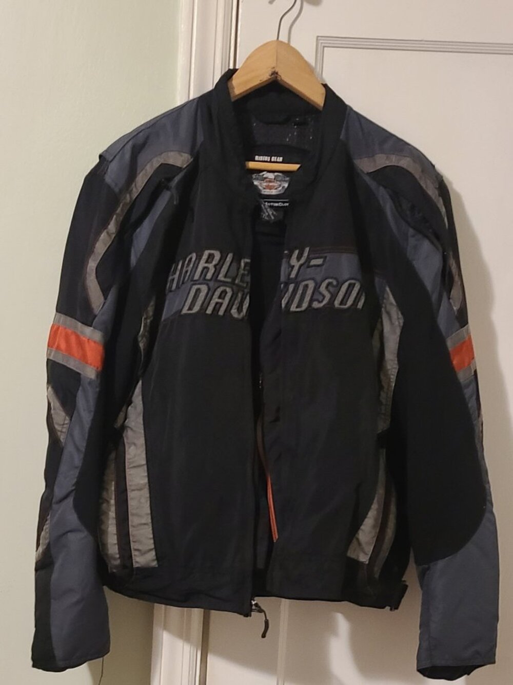 Harley Davidson Men's Riding Jacket, triple vent system - size L